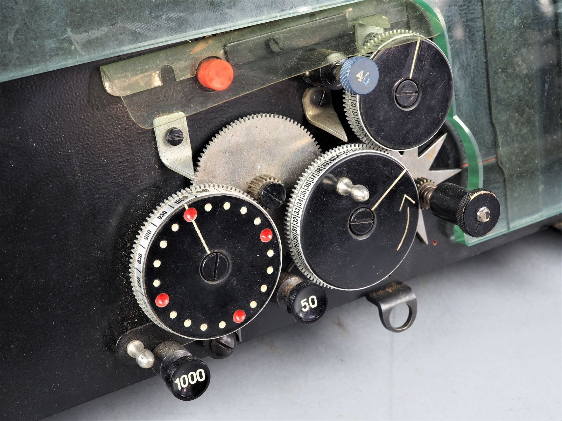 Rare money counting machine "Meteor" - Paul Kätsch, German Empire, 20/30s - Image 3 of 7