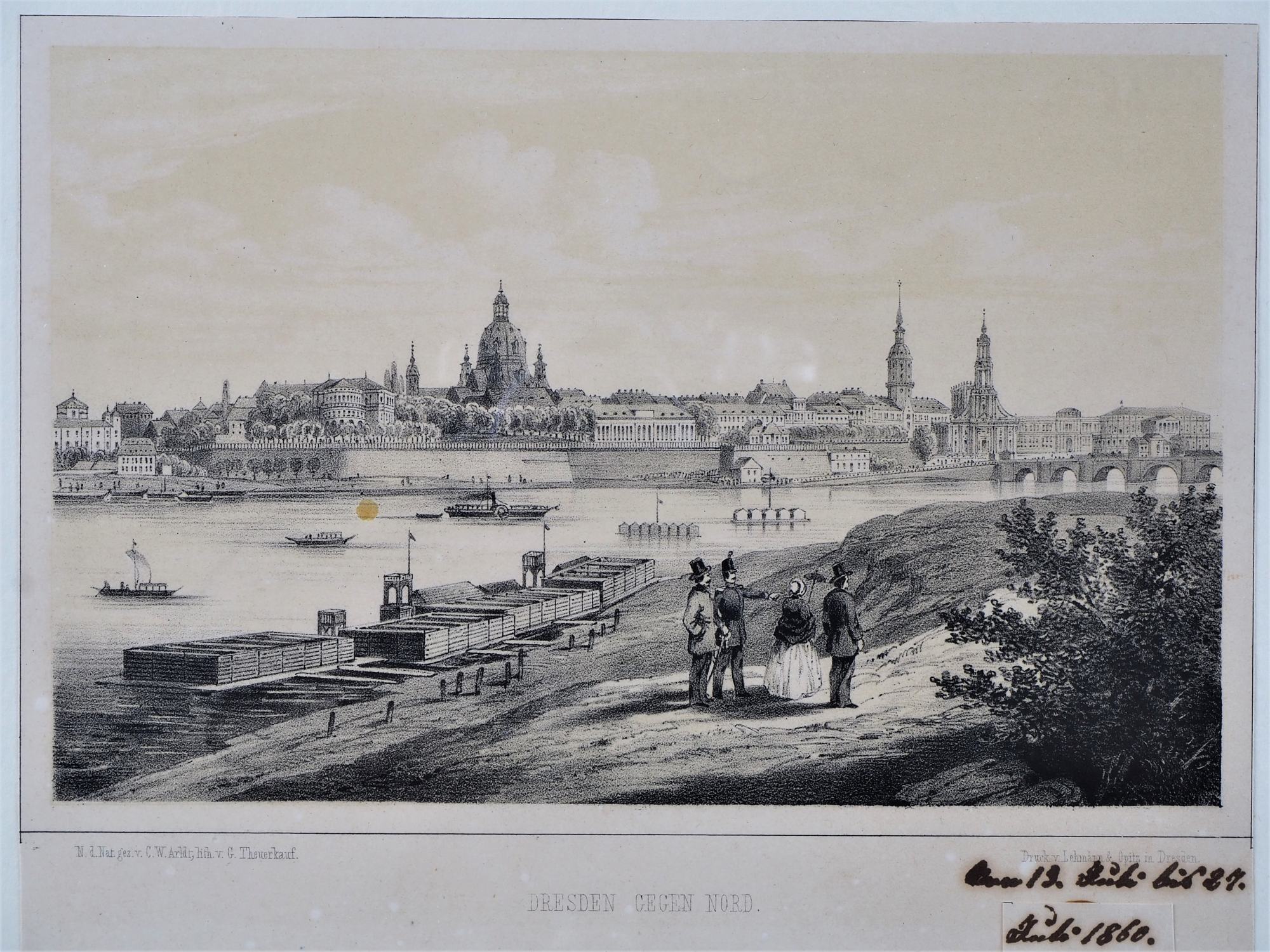 Mix of engravings with city views, mid-19th century.  - Image 2 of 6