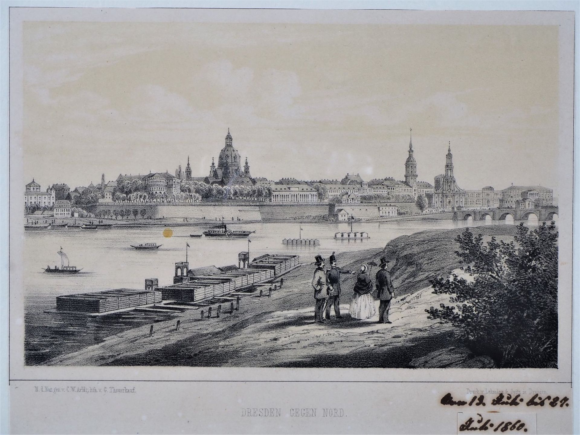 Mix of engravings with city views, mid-19th century.  - Image 2 of 6
