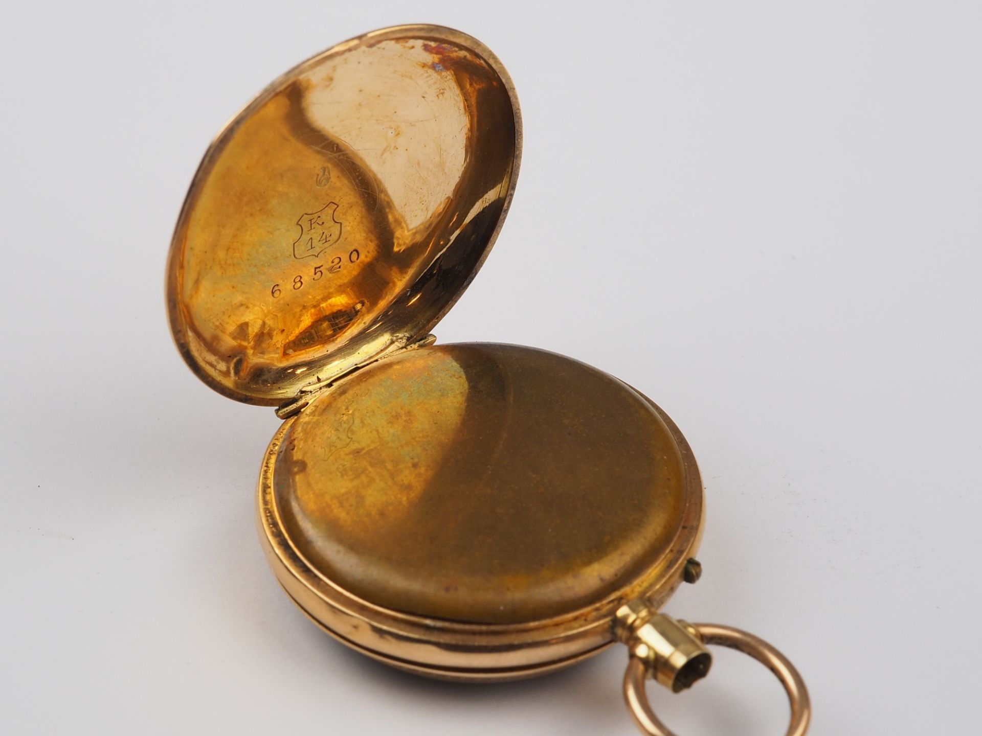 Lady's pocket watch in gold case around 1900 - Image 4 of 4