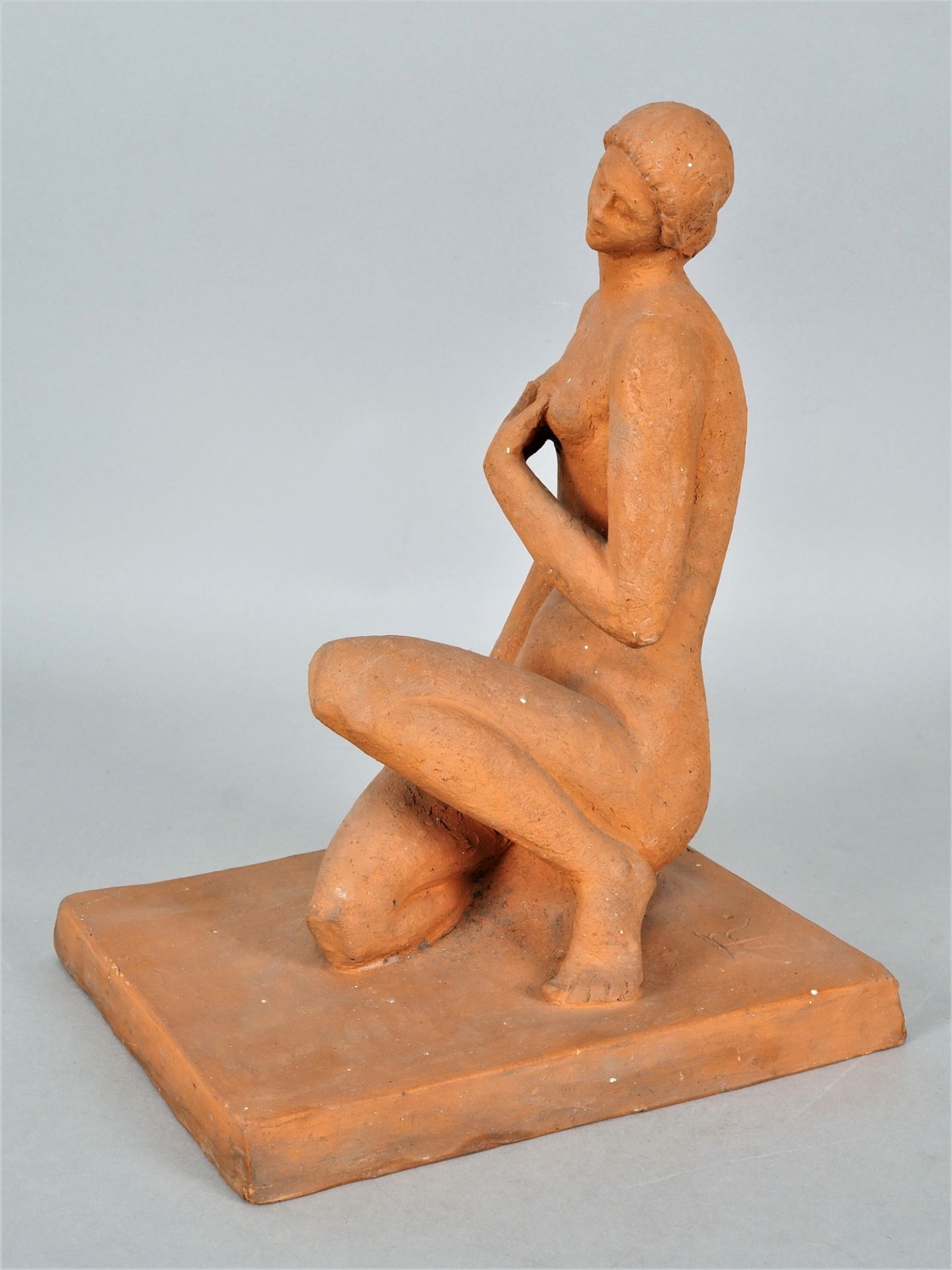 Michael Rauscher (1875, Traberg - 1915, Húszt) - clay sculpture of a female nude. - Image 2 of 5