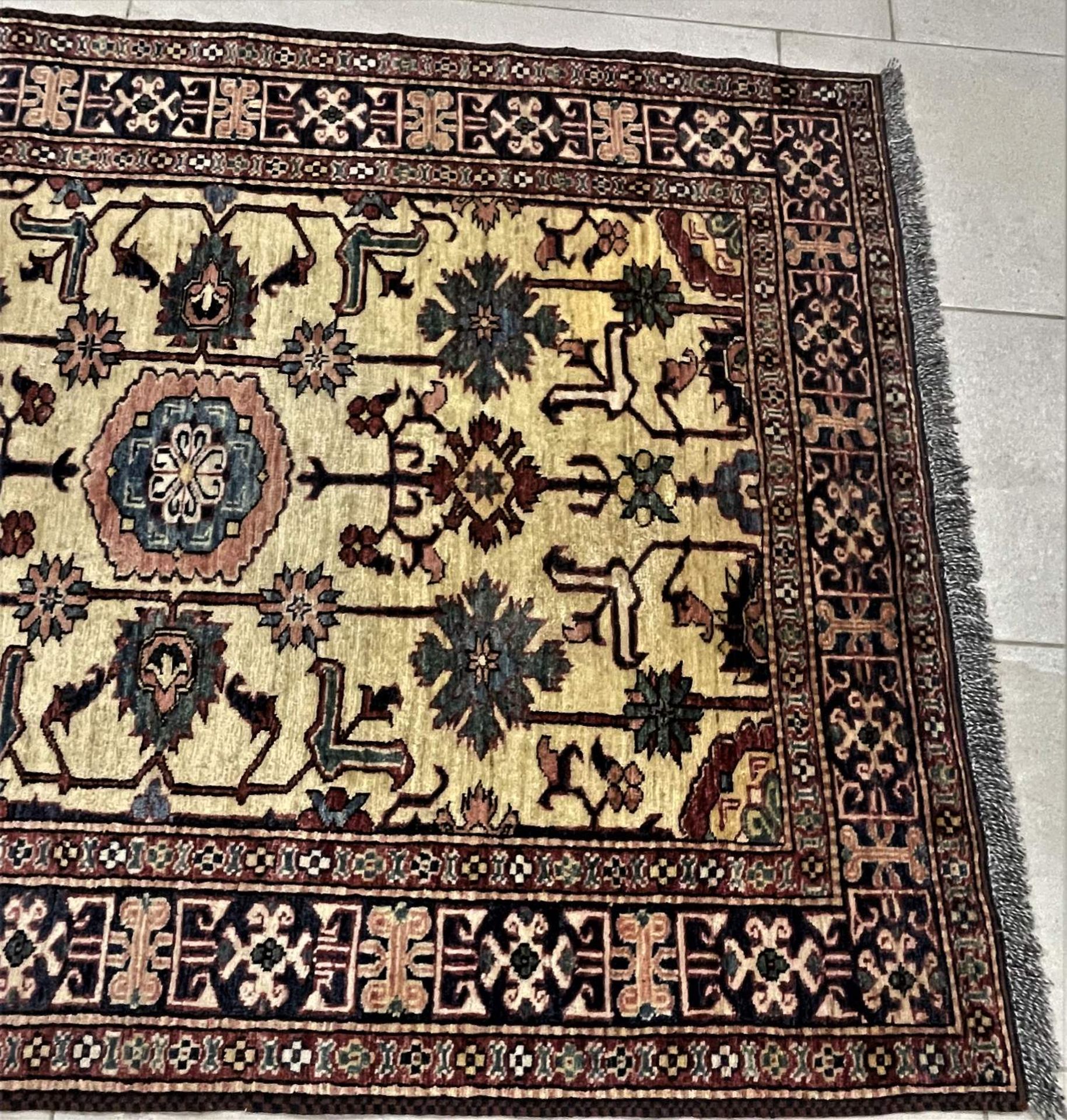 Oriental rug from Pakistan "Afghan Kazzak" - 161 x 121 cm - Image 3 of 7