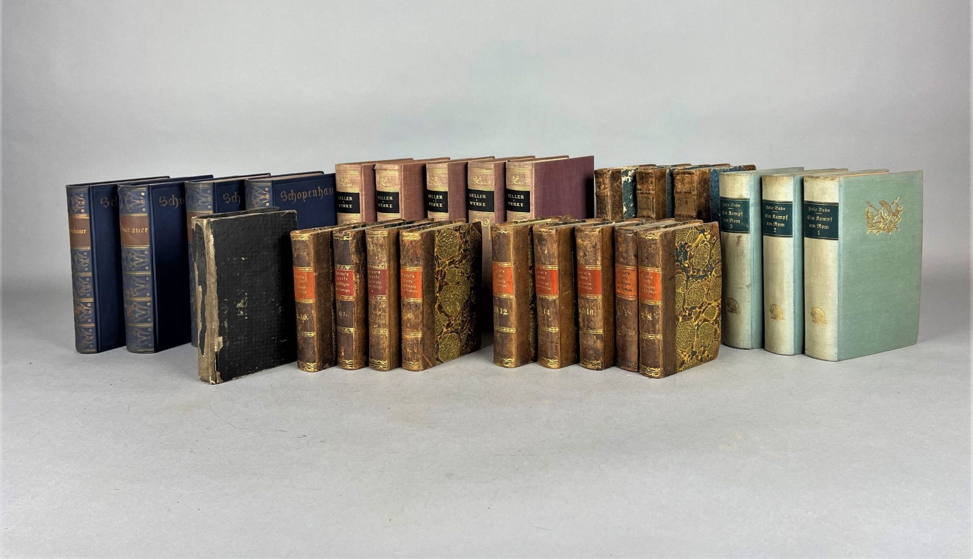 Konvolut 25 Bücher, ca. 1800  - 1929