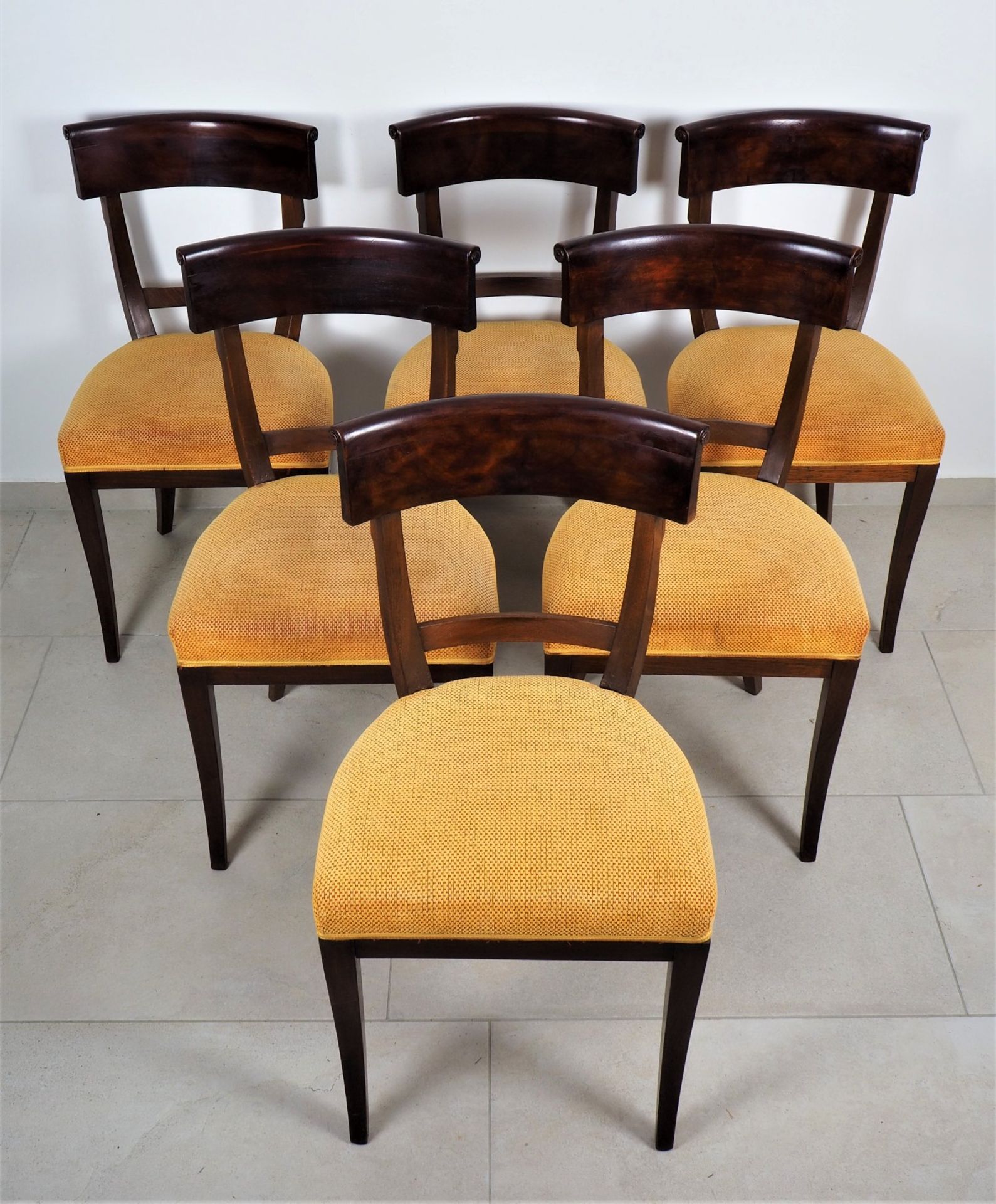Set of 6 chairs, Biedermeier, around 1900