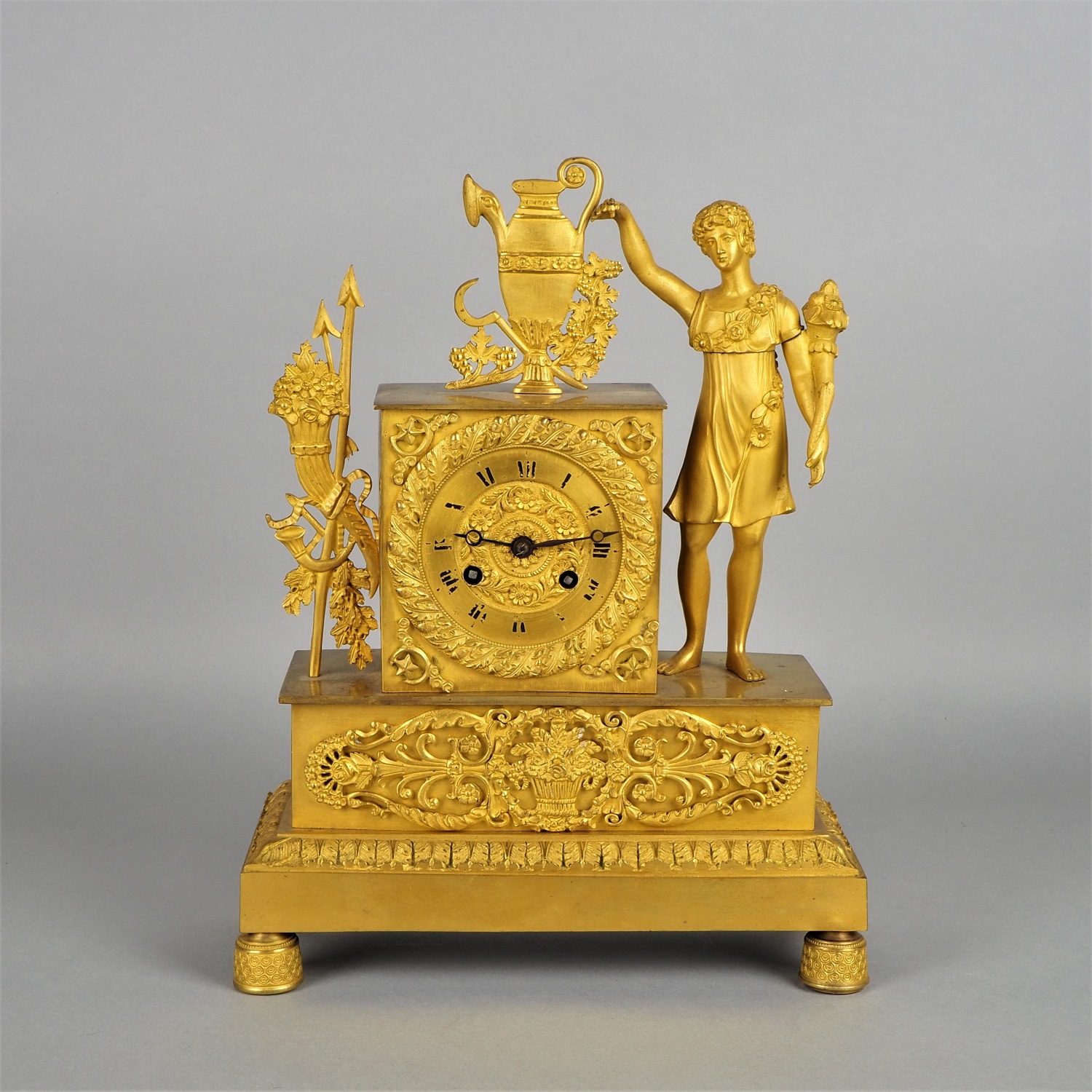 Classicist mantel clock, France around 1800 - Image 3 of 6