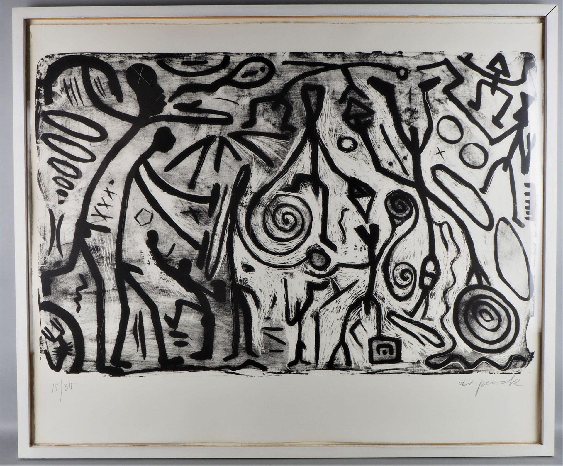 A.R. PENCK (RALF WINKLER), ohne Titel, 1990er