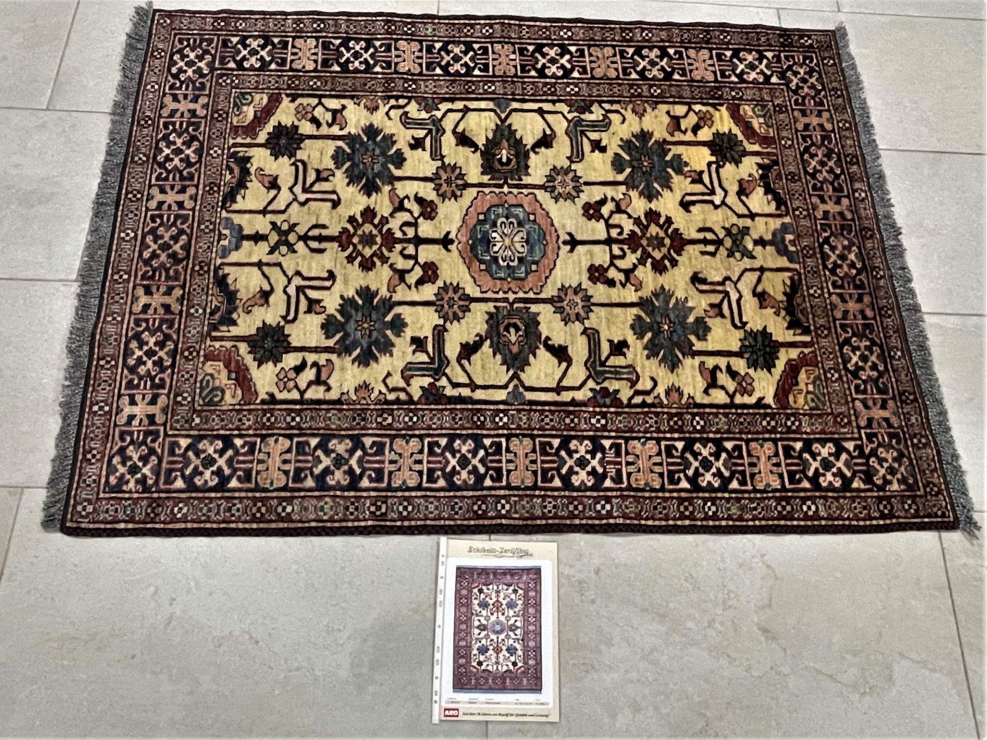Oriental rug from Pakistan "Afghan Kazzak" - 161 x 121 cm