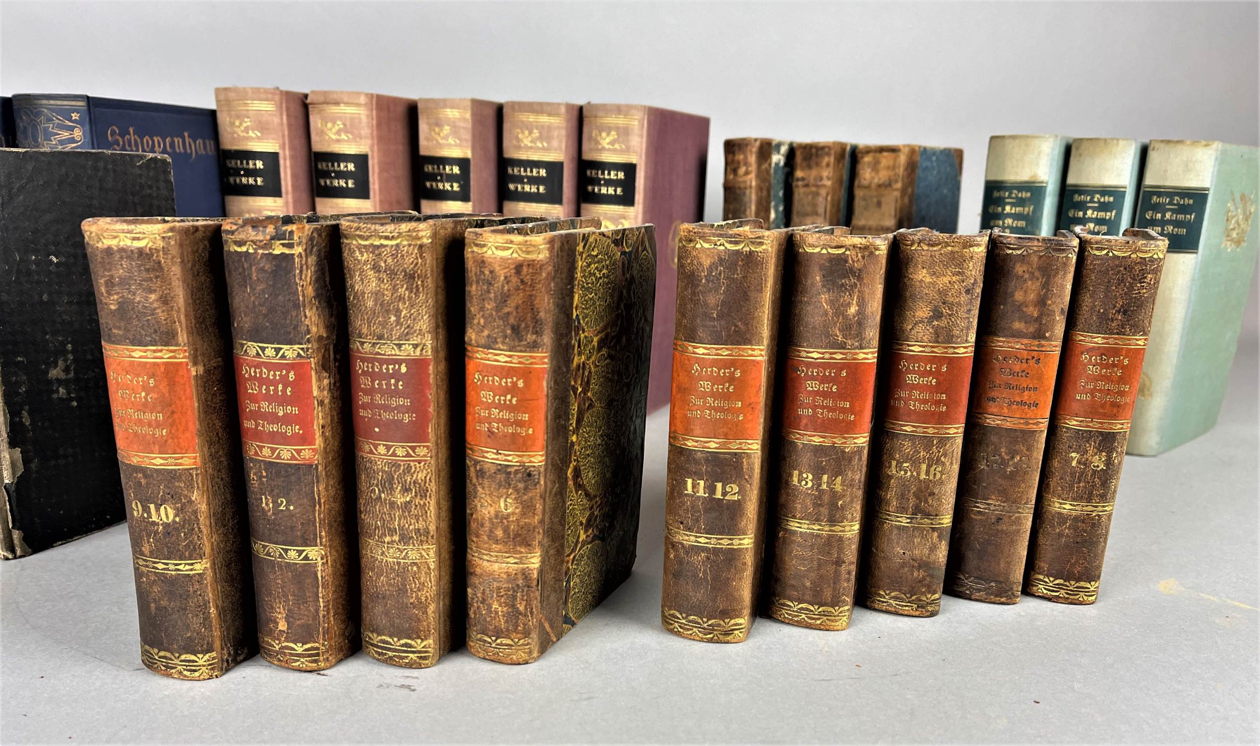 Mixed lot of 25 books, ca. 1800 - 1929 - Image 2 of 8