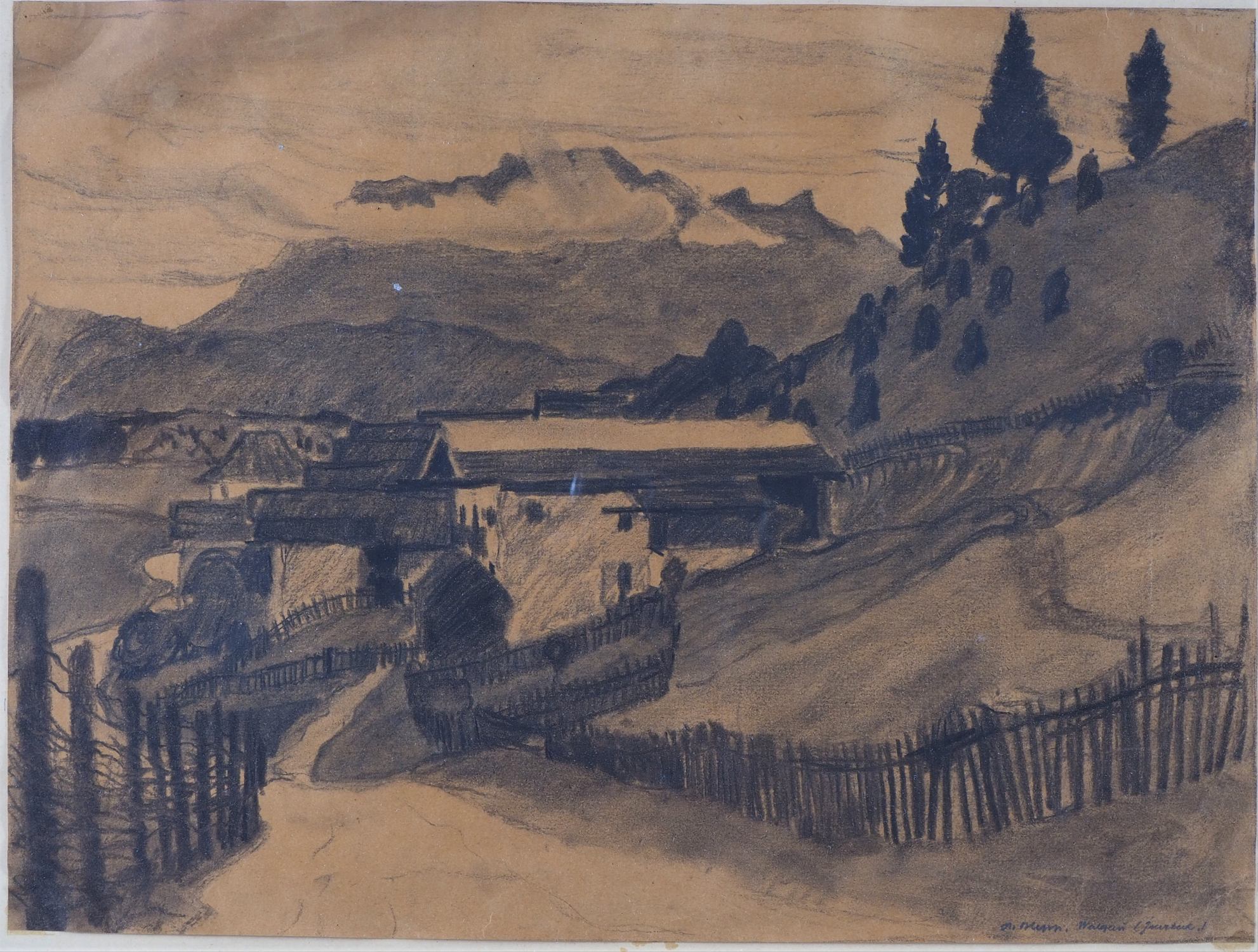 August Blepp ( 1885- 1949, Weilen unter den Rinnen) - Wallgau, Isar Valley