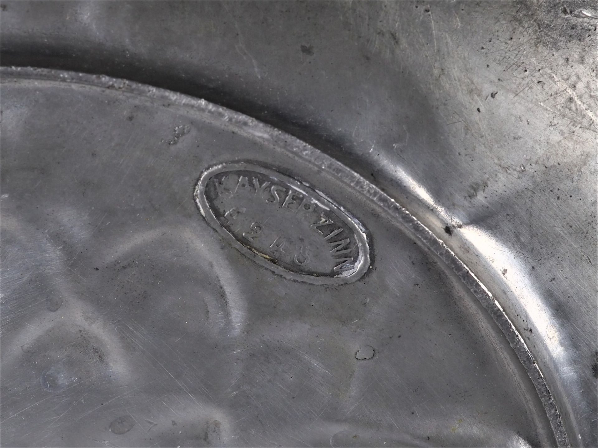 Art Nouveau bowl, Kayser pewter - Image 3 of 3