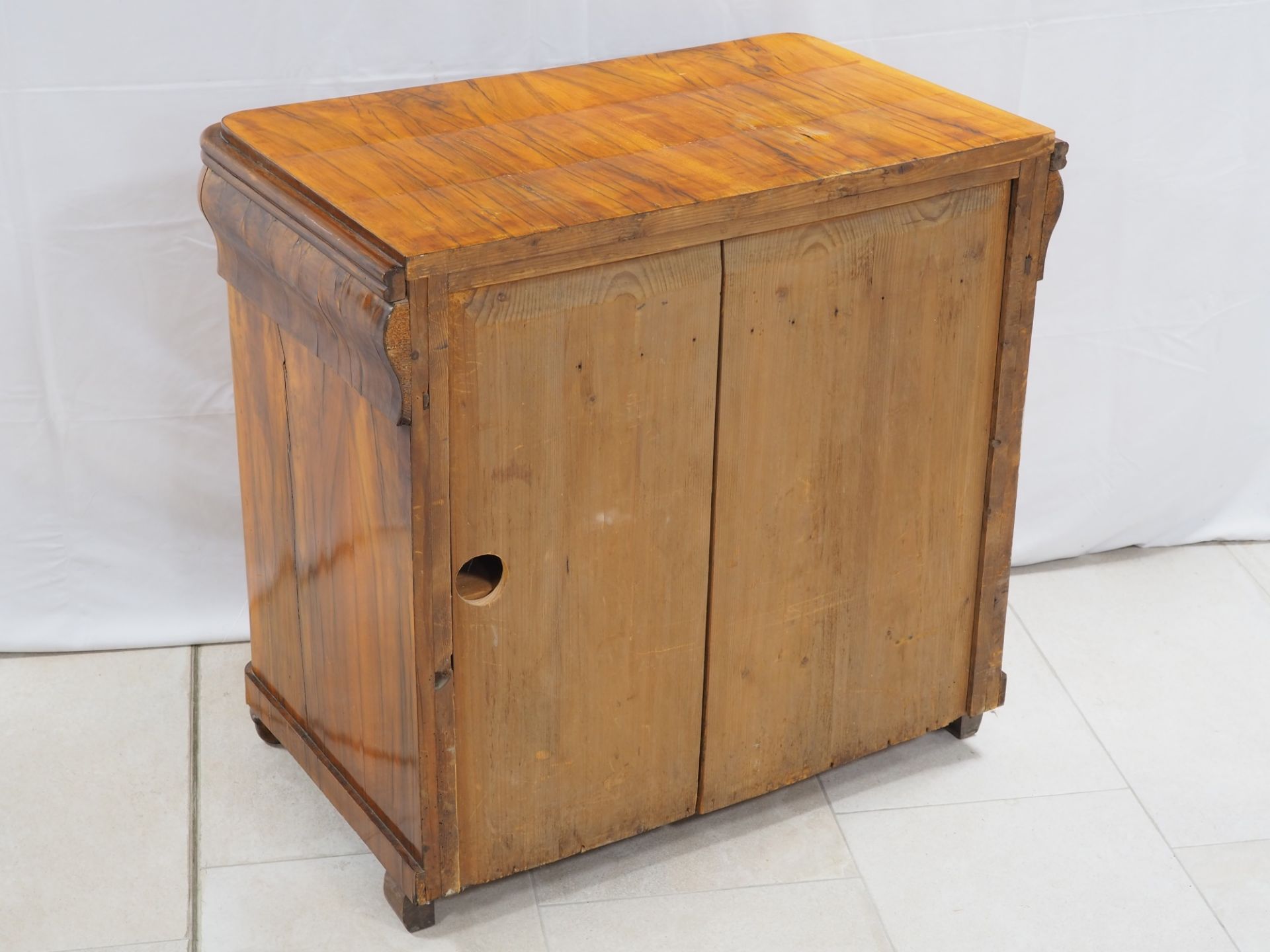 Biedermeier half cupboard around 1840 - Image 3 of 3