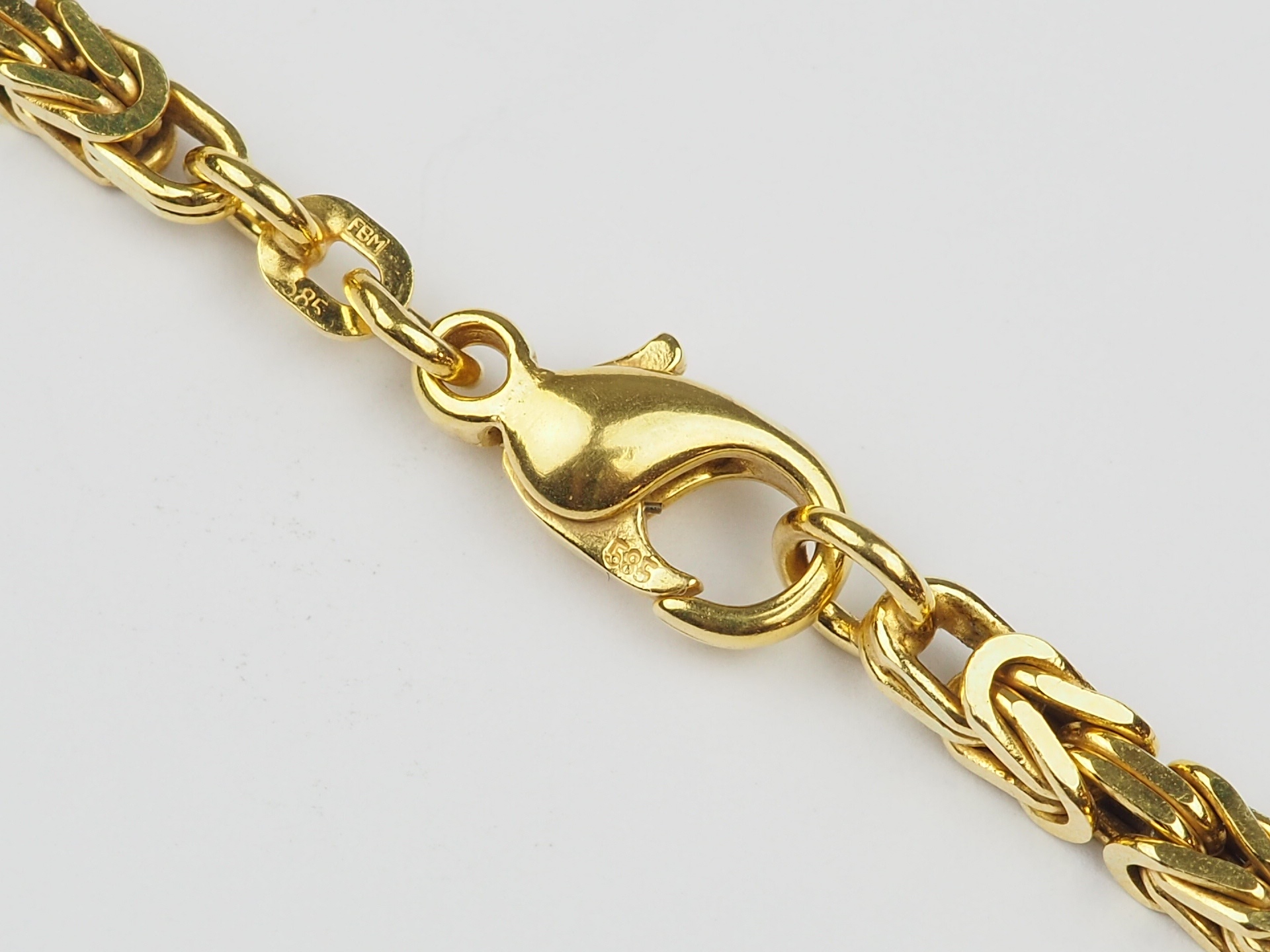 Long Byzantine chain 14K gold, 66.7g - Image 3 of 3