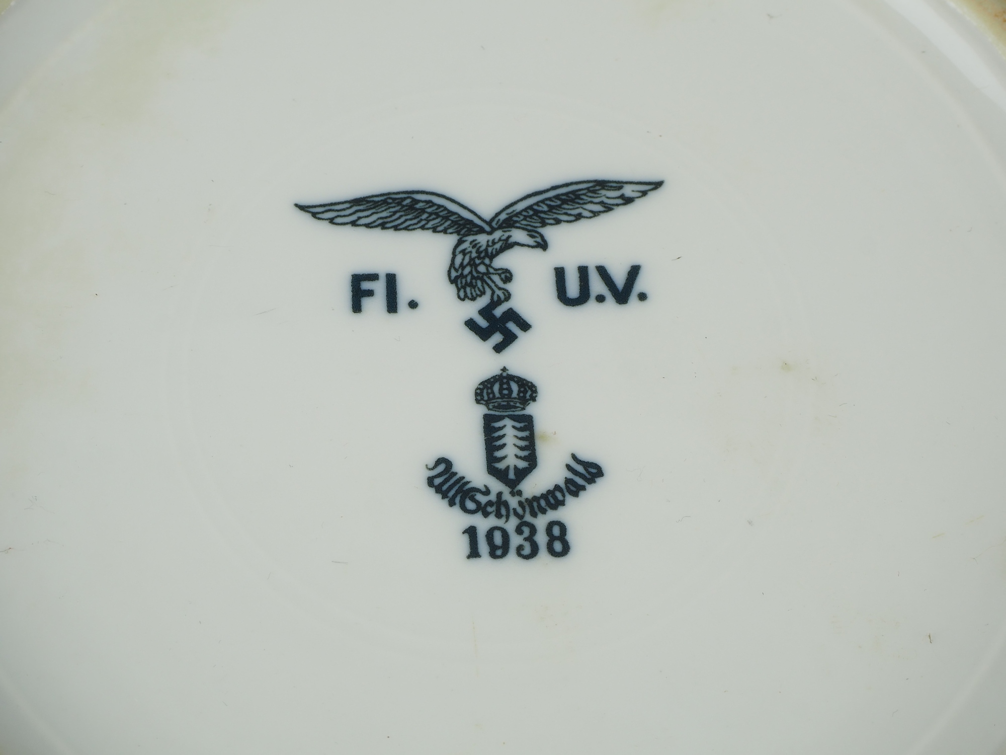 3 Canteen soup plates, Luftwaffe / Wehrmacht - Image 4 of 5