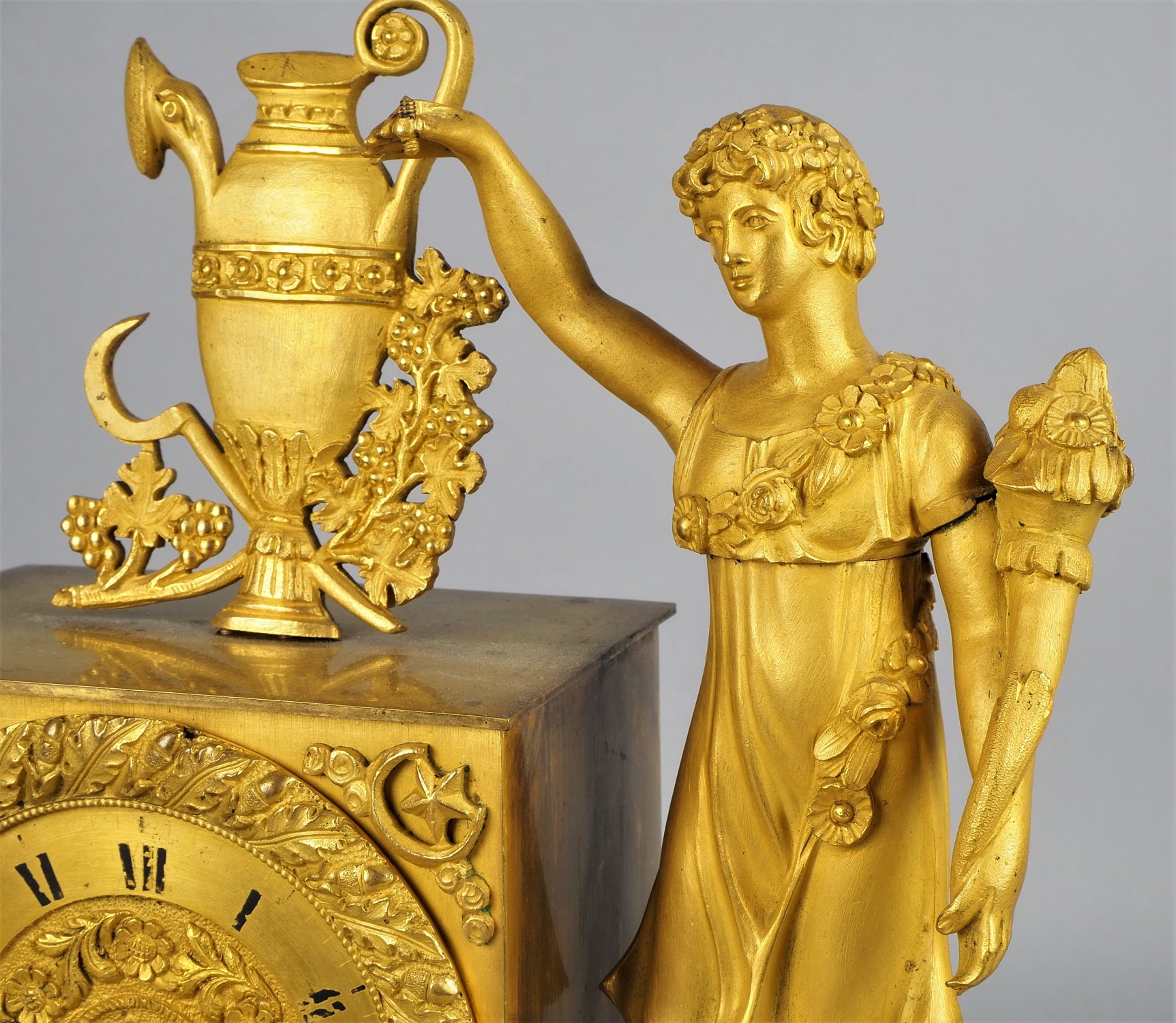 Classicist mantel clock, France around 1800 - Image 4 of 6