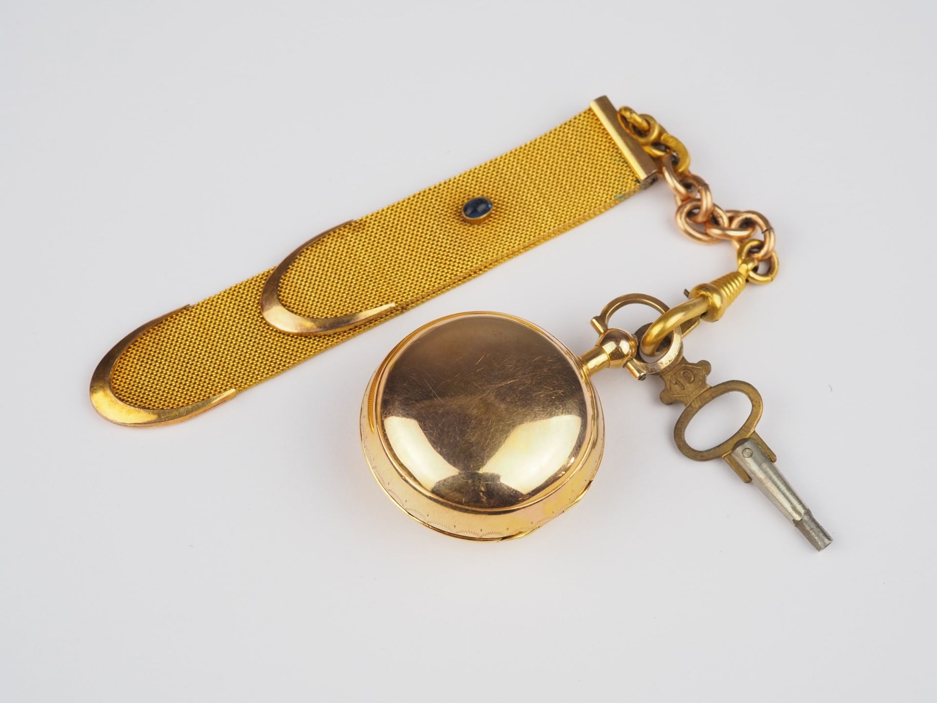 Rare small spindle pocket watch, mid-18th century. - Image 4 of 4