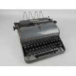 3. Reich, SS Schreibmaschine, Olympia Robust, Feldgrau