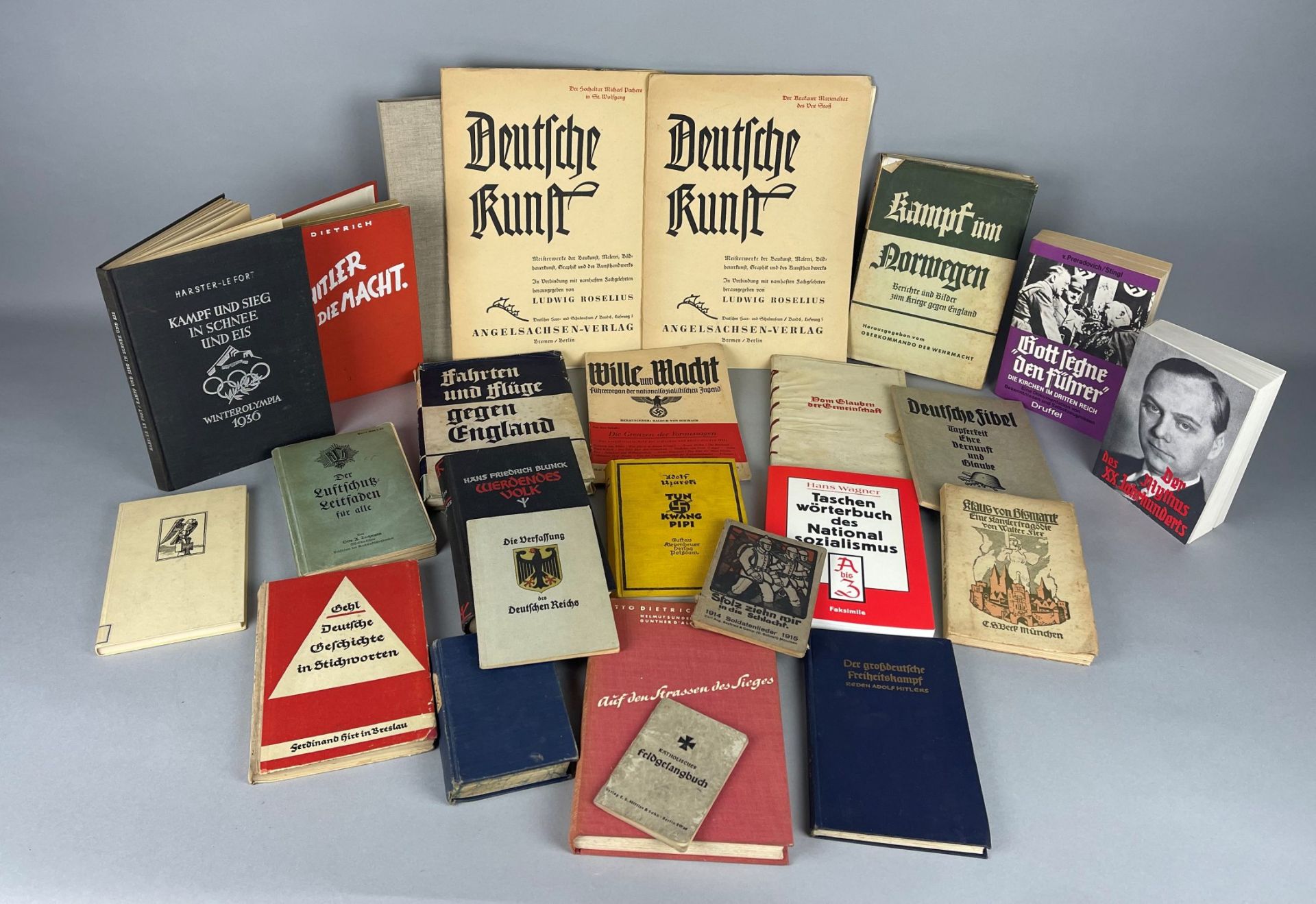 Drittes Reich: Großes Konvolut Literatur