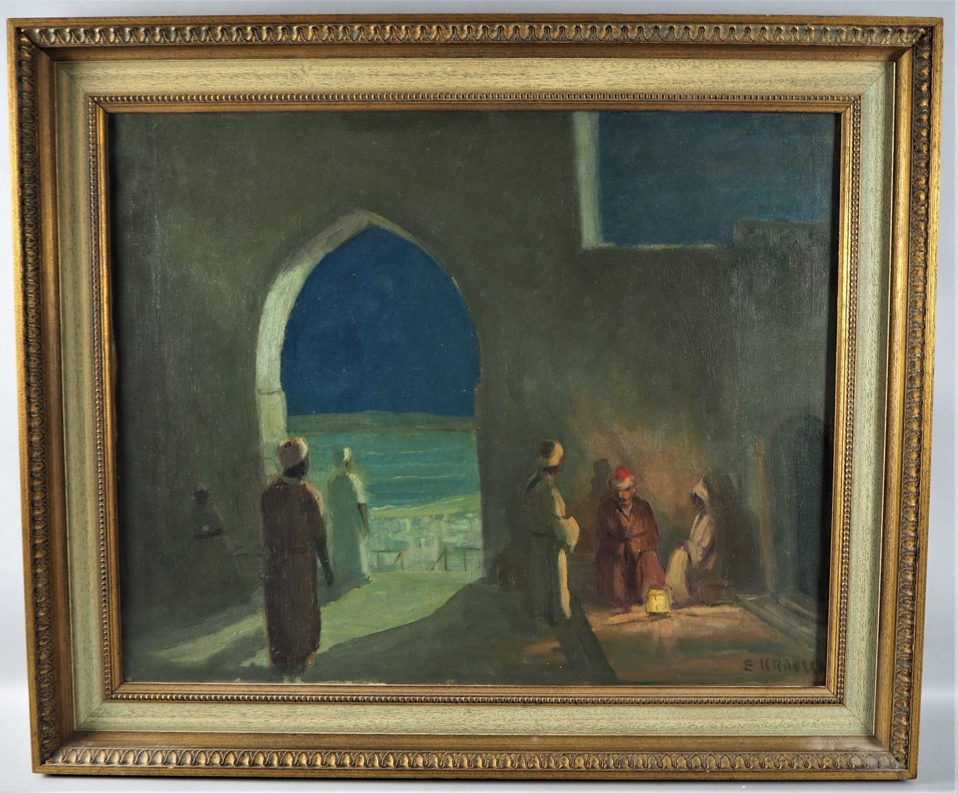 Eugen Krauss (1881-1962), Night in Morocco.