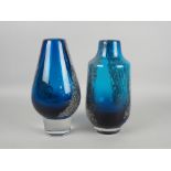 Schott-Zwiesel, Vasenpaar "Florida Bubbles", 1960/70