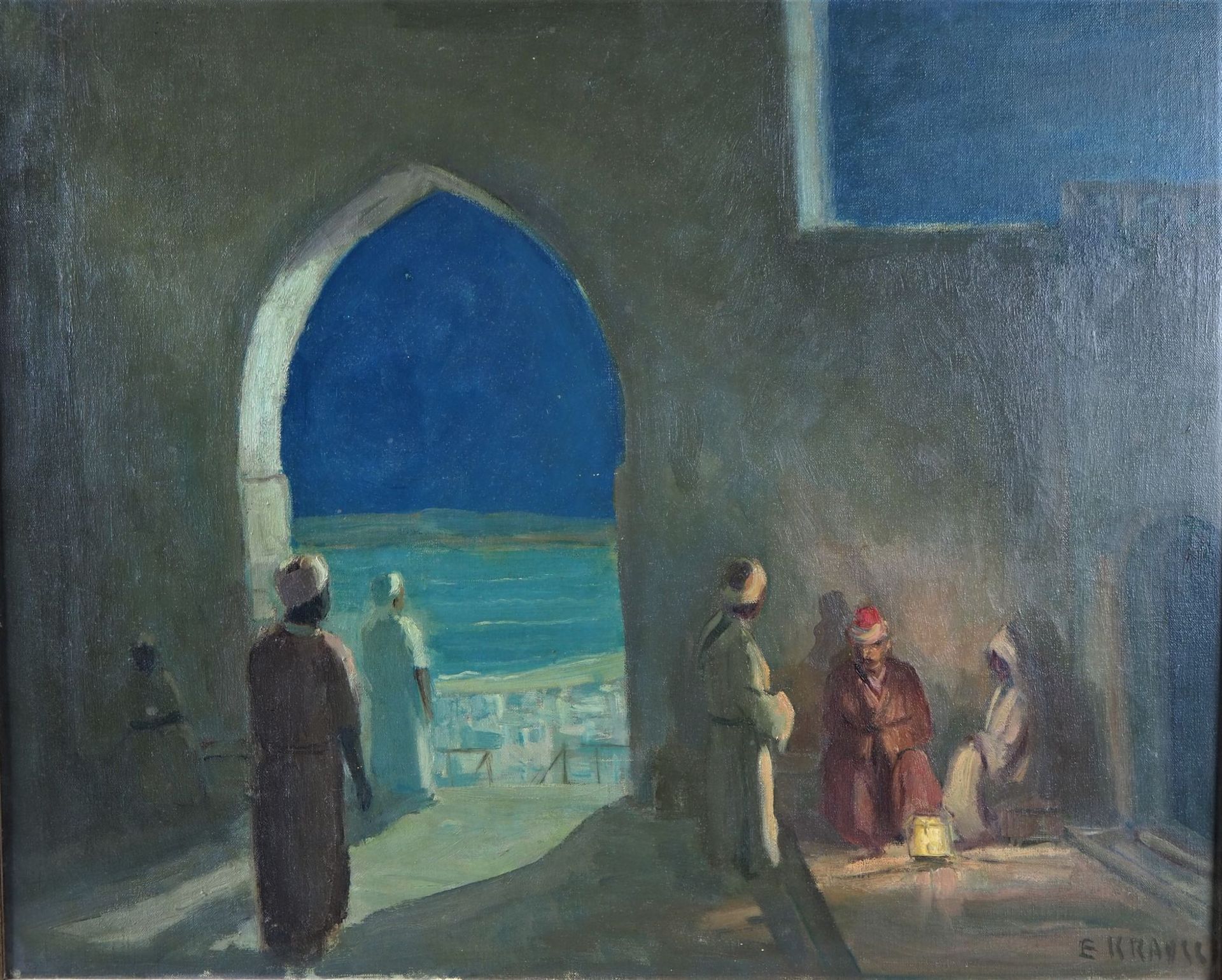 Eugen Krauss (1881-1962), Night in Morocco. - Image 2 of 4