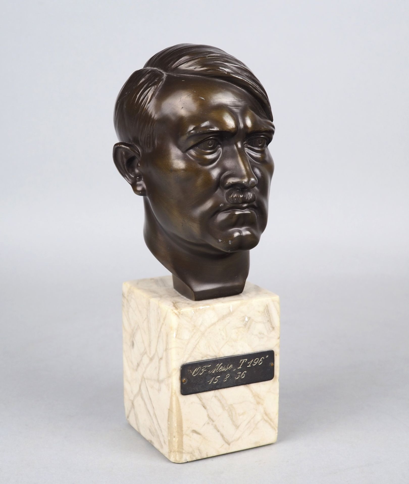 Bust Adolf Hitler - 1936 to the Officers' Fair (FdM) Führer boat T 196.