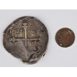 4 Reales Spanische Silbermünze ca. 1550-1600