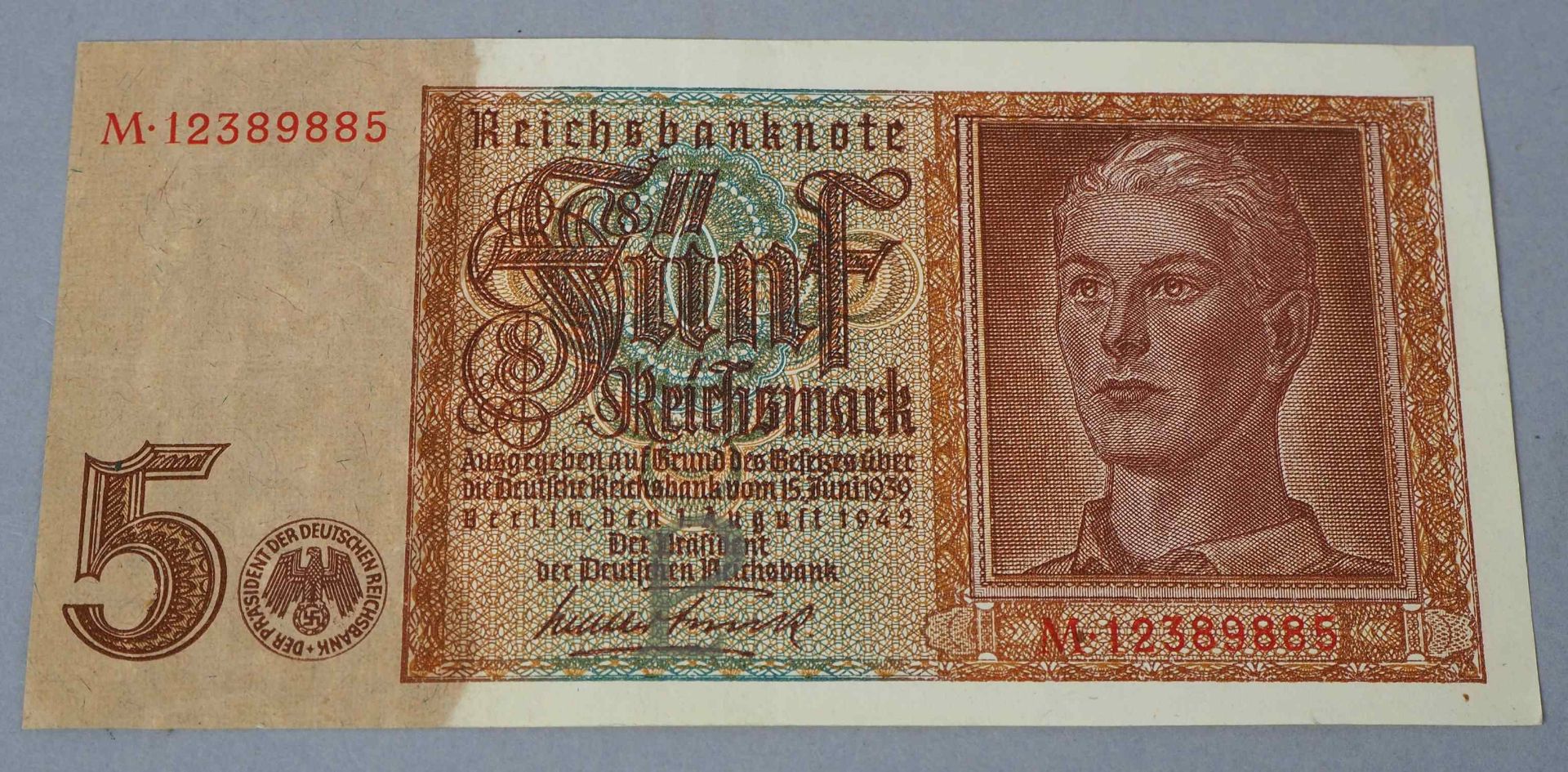 Konvolut Reichsbanknoten / NS Reichsmark 1923 - 1942 - Image 6 of 6