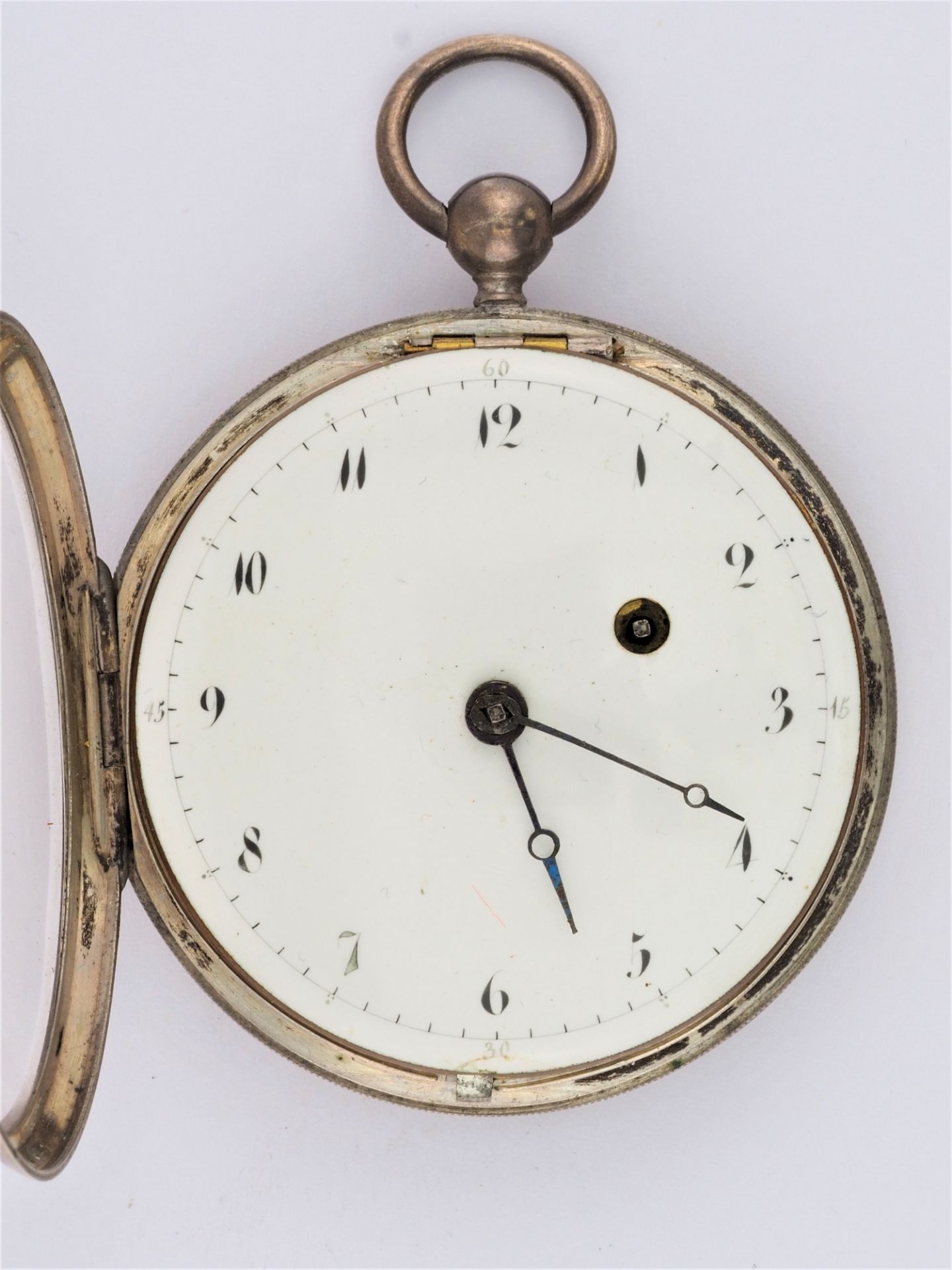 Large spindle pocket watch around 1780 - Image 2 of 7