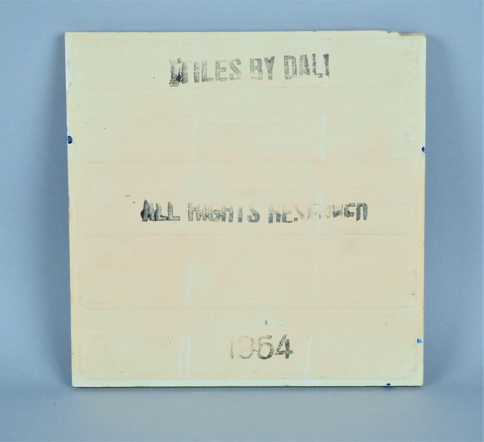 Salvador Dali (1904-1989), Satz von 6 Fliesen, 1964 - Bild 2 aus 2