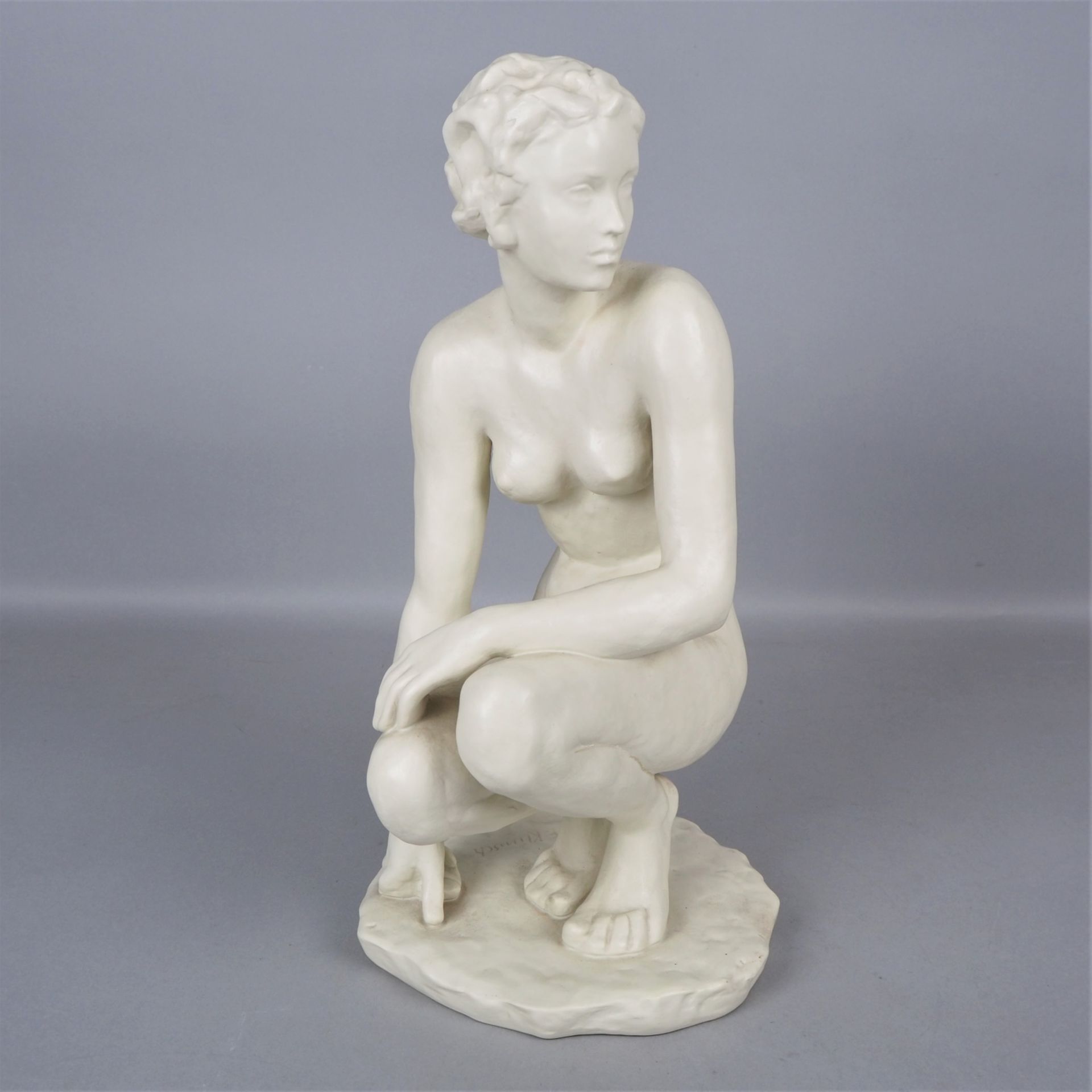 Rosenthal, porcelain figure "The squatting", around 1938.