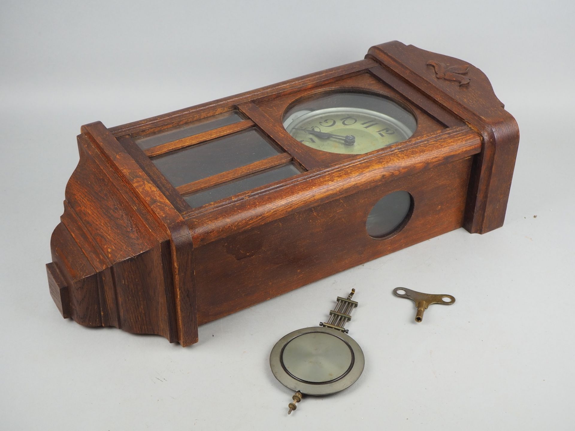 Wall clock - regulator, beginning of the 20th century. - Image 3 of 3