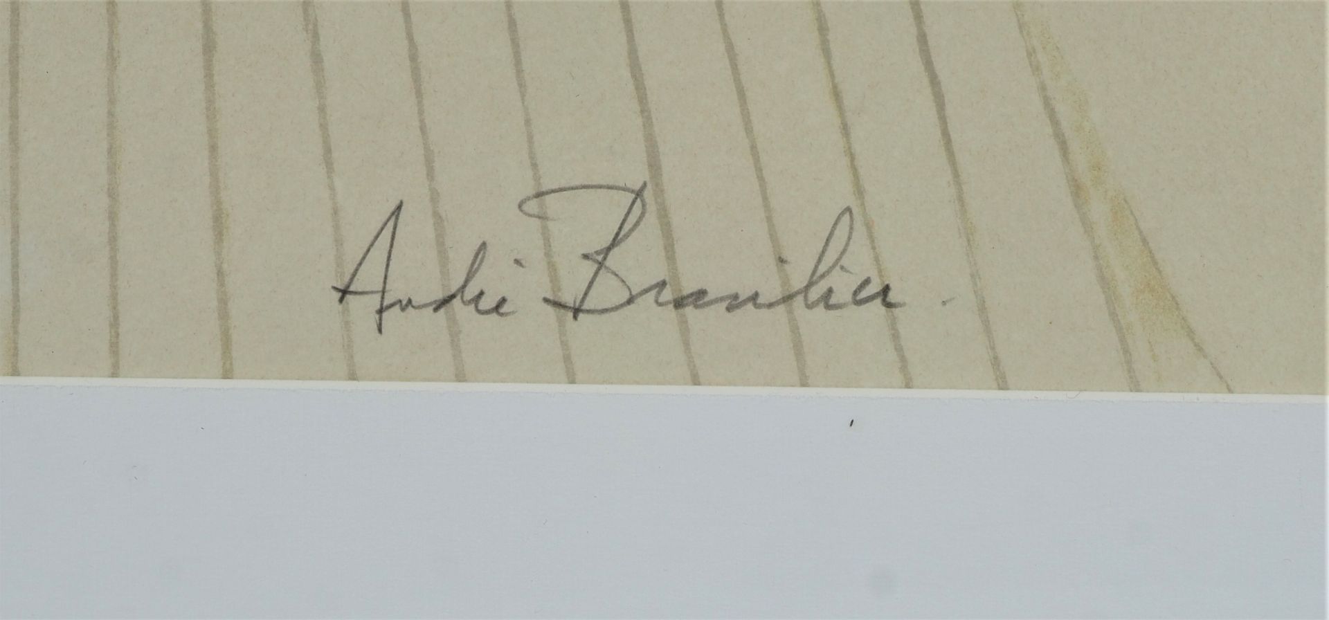 André Brasilier, born 1929, lithograph Chantal sur le Banc Blanc and Central Park. - Image 4 of 4