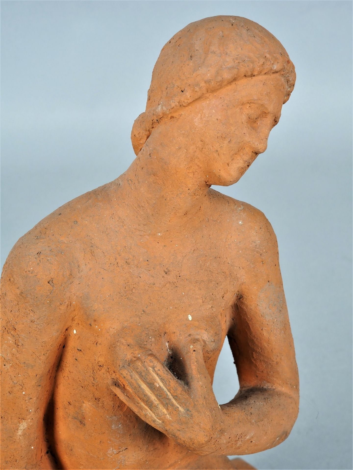 Michael Rauscher (1875, Traberg - 1915, Húszt) - clay sculpture of a female nude. - Image 4 of 5