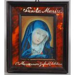 Hinterglasmalerei Sancta Maria, 18.Jh.