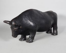 Mayer Tilly (*1924 - 2012, Germering) - bronze bull.