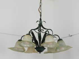 Floral ceiling lamp