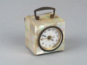 Small travel alarm clock around 1900