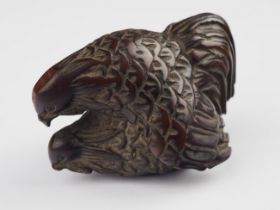 Antique netsuke with birds, probably around 1900