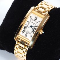 CARTIER Tank Américaine, 18K Gold, Ref.: 1725