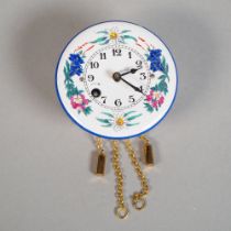 Miniature wall clock, 70/80s