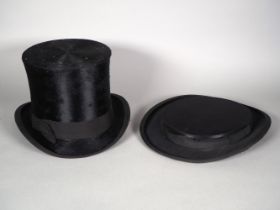 2 Zylinder Hüte, um 1900