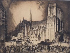 Frank Brangwyn, Notre Dame Paris, around 1920