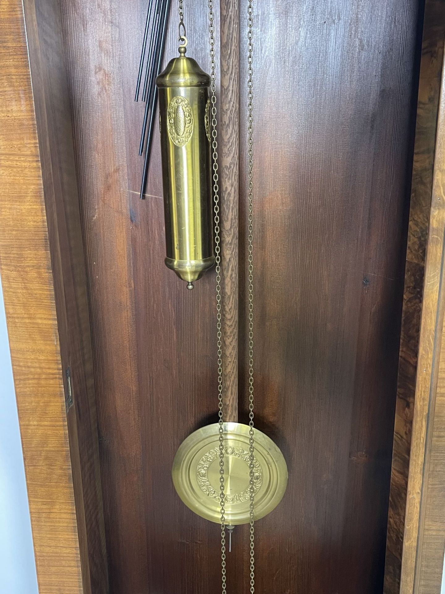 Simple art deco grandfather clock, beginning of 20th century. - Image 3 of 10