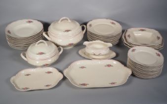 Large dinner service Rosenthal Sanssouci for 12 people, 44 pieces. 