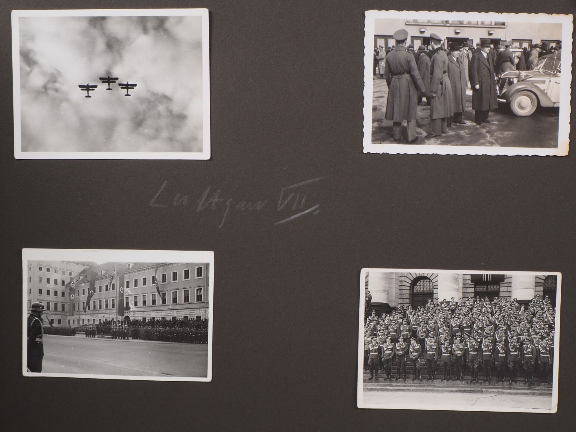 Photo album 3rd Reich with among others Göring, Hitler, SS General - Image 7 of 11