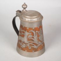 Antique stave jug, probably 19th century - Dedication: Men's Gymnastics Club Munich