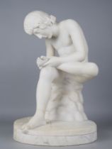 Marble sculpture "Thorn extractor", 19th c.