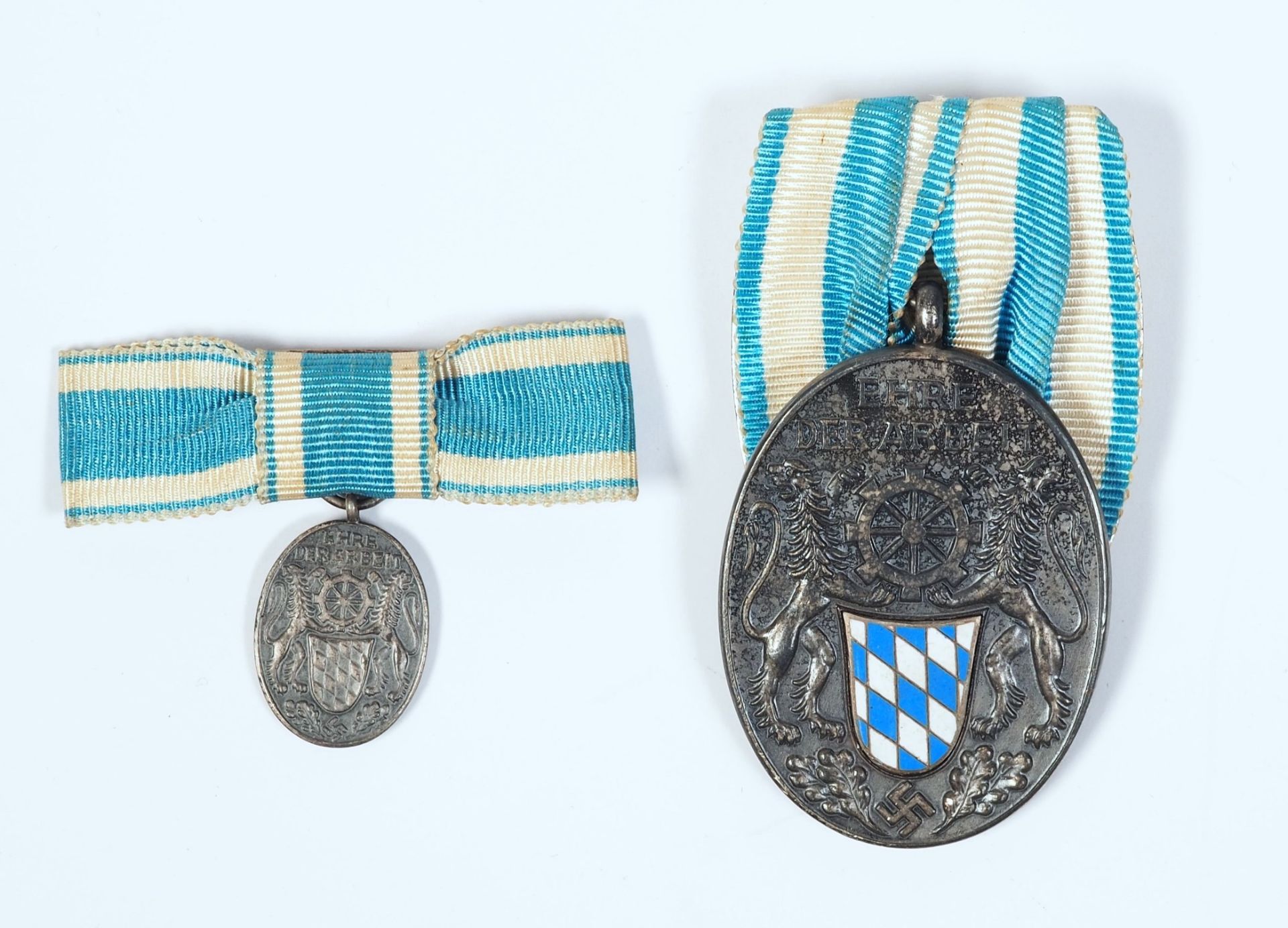 Bavaria 3rd Reich: Badge of Honor "Bavarian Industry" for 25 years of loyal service.