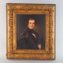 Porträt Mann Halbfigur, England um 1838