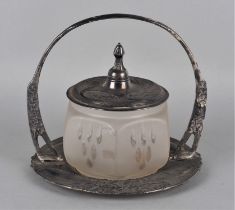 Art nouveau lidded box, Osiris brand.